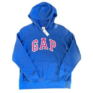 Gap Spell out Hooded Sweatshirt Size Small Blue